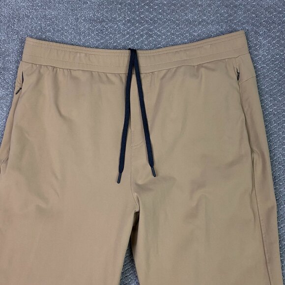 Public Rec Joggers Men's 40 x 28 Fits 39 x 27 Khaki Tan All Day Everyday Gym - Picture 2 of 15